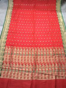 Red Banarasi Silk Saree