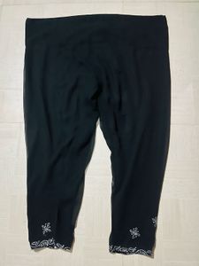 White Embroidered Kurti with Pants