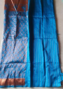Cotton Silk Saree with Traditional Katpadhar