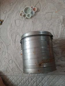 Vintage Metal Storage Tin Steel Dibba