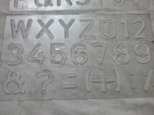 Letter Stencils