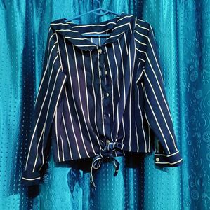 Striped Bodysuit Top