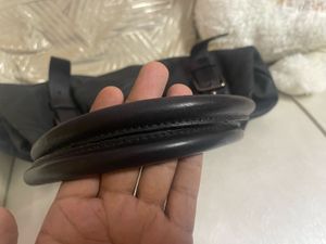 Prada Black Leather Tote Bag