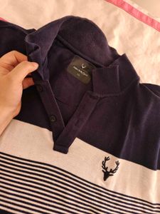 Allen Solly Striped Polo T-Shirt