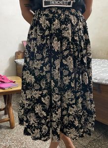 Floral Print Skirt