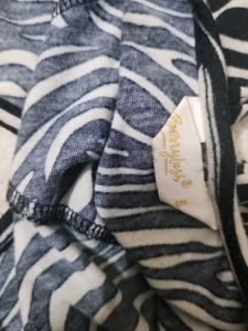 Zebra Print Halter Top