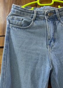 Light blue Wide Leg Jeans