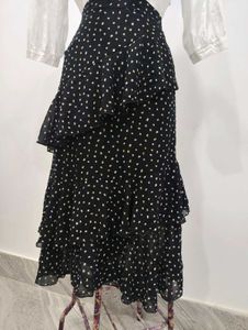 Polka Dot Ruffle Skirt