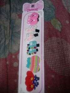 Strawberry 30 Pc Girlish Hair Tiktak Clips