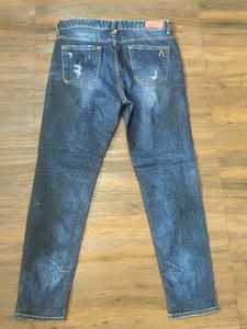 Distressed Denim Jeans