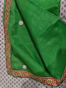 BEAUTIFUL GREEN SAREE