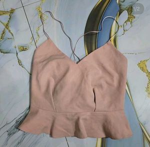 Peplum Cami Top