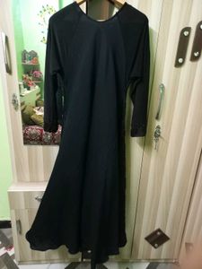 Black Strecheble Abaya