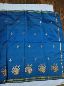 Blue Saree