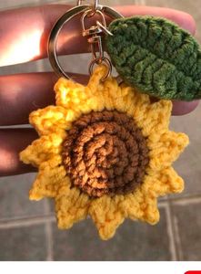 Crochet Flower Keychain(Any One)