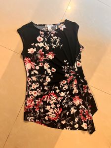 Pattern Black Top