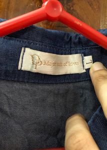 COMBO - DENIM COTTON JACKET + TOP SET🌸