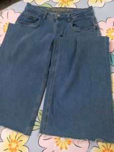 Roadster Blue Wide Leg Jeans