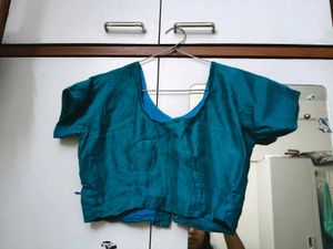 Sea Green Front Open Blouse