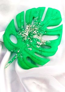 Handmade Resin Leaf Design Coaster