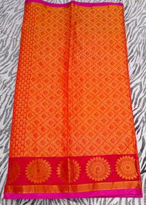 red colour saree