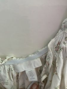 Floral Print Crop Top