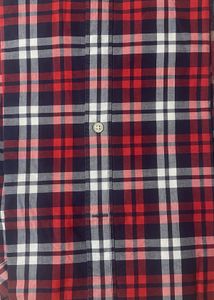 GAP Red &amp; Navy Plaid Shirt - XL