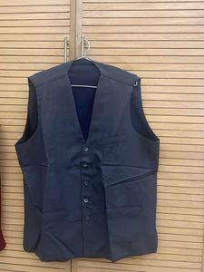 Men’s Waistcoat , Dark Grey, Chest 42