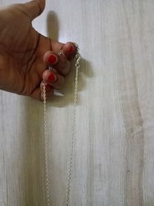 Handmade silver sea Shell Pendant+Chain