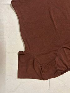 Plain V Neck Top