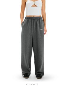 Bonkers Grey Wide Leg Sweatpants