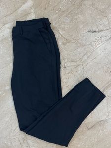 Splash Black Slim Fit Trousers
