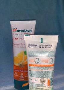 Himalaya’s Orange facewash&amp; Turmericfacesrub