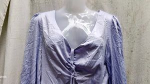 Lilac Cutout Mini Dress