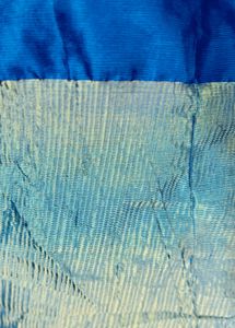 Teal Saree with Golden Border