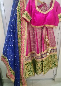 Machine embroidery lehenga choli (women)  stunning