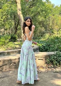 Tie-Dye lavender and mint Two-Piece Set