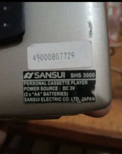 Walkman Sansui With Amazing Sound