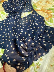 Beautiful Printed Blue Top