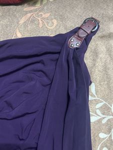 Purple One-Shoulder Dress