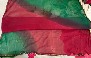 Red Embroidered Kurta Set