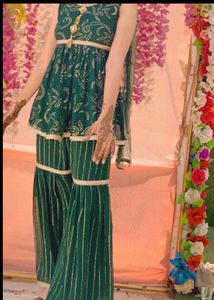 Peplum Sharara Suit