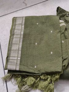 Olive Green Kurta Suit Set