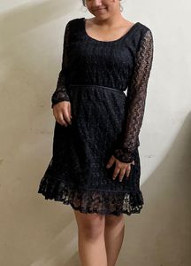 Lace Long Sleeve Dress