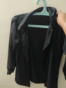 Women Black Formal Shirt