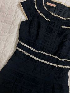 Blue navy laced dress