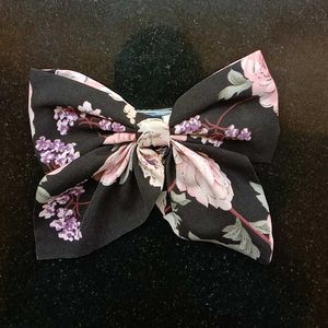 Flower Bow For Both Long And Short Hair