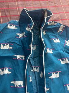 Pure Cotton Bear Night suit
