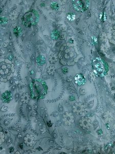 Blue Embroidered Lehenga Set