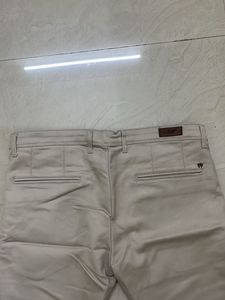 Men's Beige Casual Trousers